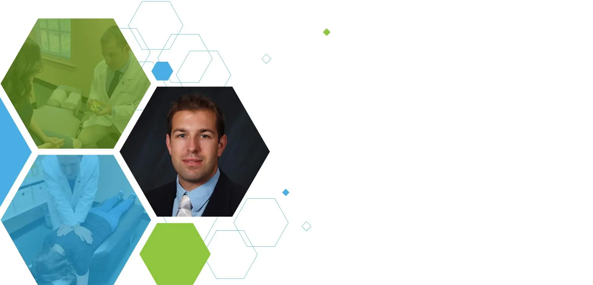 Dr. Brandon in hexagonal shapes